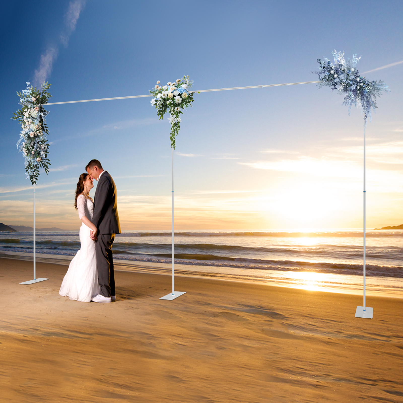 10x20ft Backdrop Stand Pipe Ki - مراجعة Wedding Backdrop Curtain وسعره