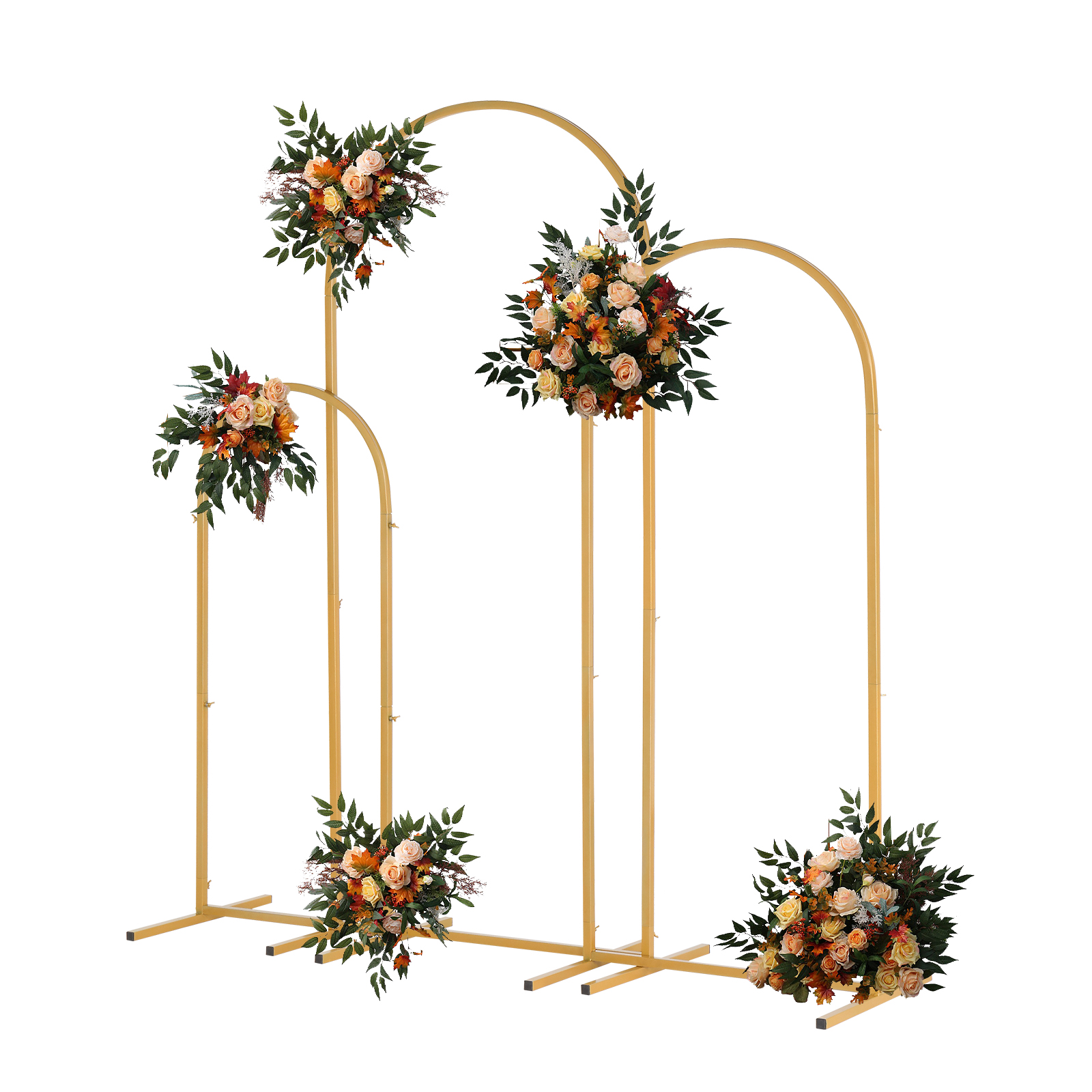 Golden metal balloon arch brac - مراجعة Confetti Balloon Set وسعره