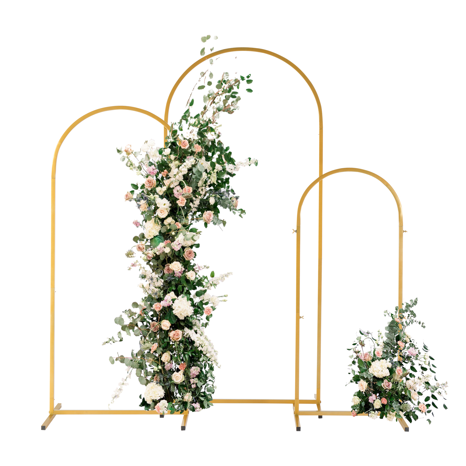 Golden metal balloon arch brac - مراجعة Confetti Balloon Set وسعره
