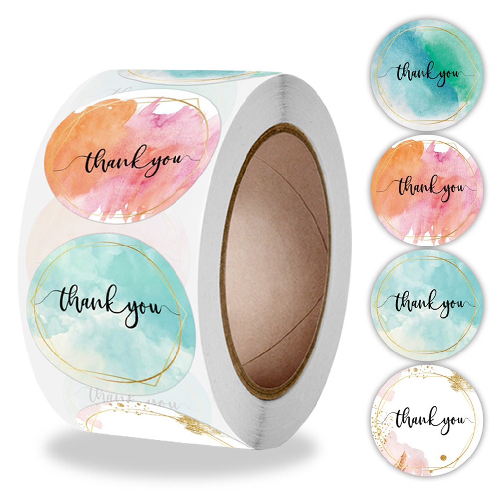 100-500 Pcs Thank You Stickers - مراجعة Wedding Supply Business وسعره