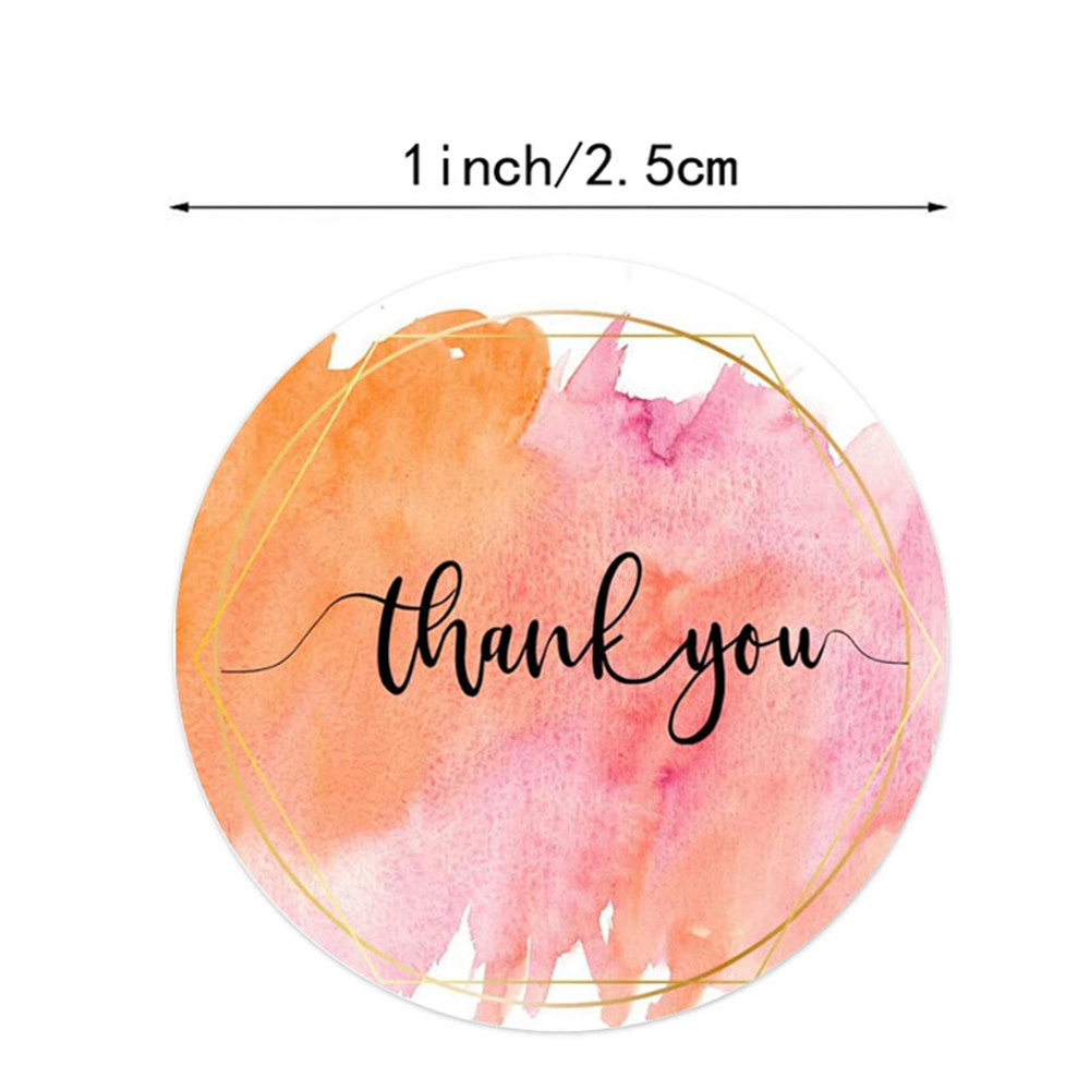 100-500 Pcs Thank You Stickers - مراجعة Wedding Supply Business وسعره