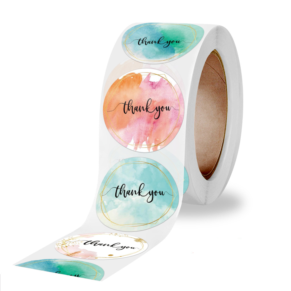 100-500 Pcs Thank You Stickers - مراجعة Wedding Supply Business وسعره