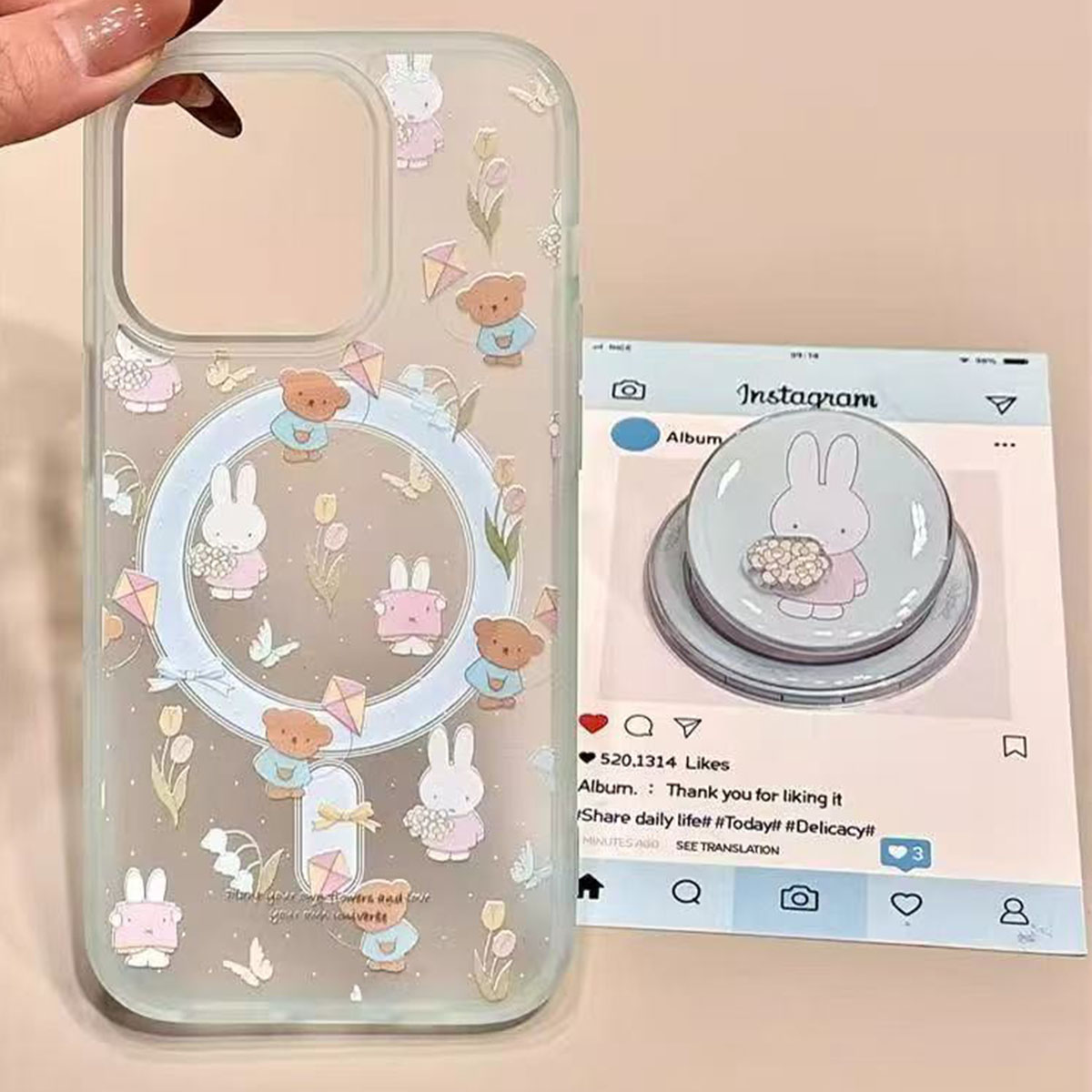 Cute Miffy Collectible MagSafe - مراجعة Good Floral & Wedding Decor Supply وسعره
