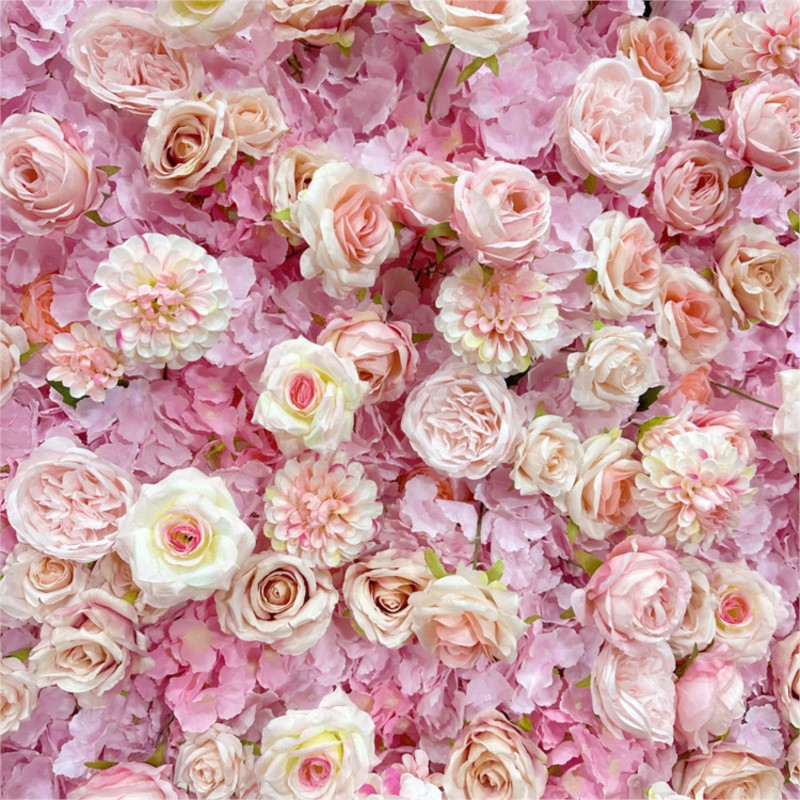 Uflower Pink Rose Hydrangea Cl - مراجعة Wedding Backdrop Curtain وسعره