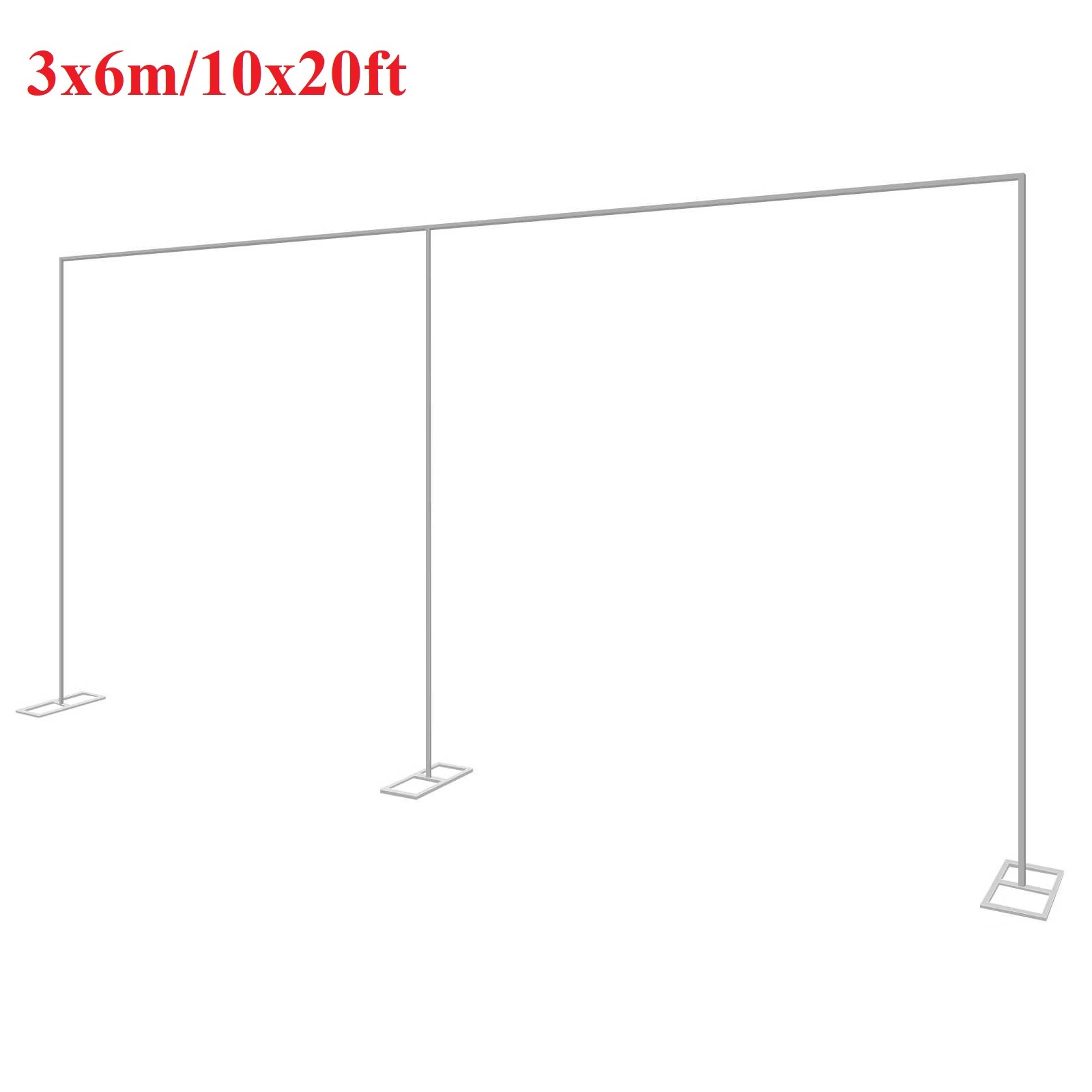 3x6m/10x20ft Metal Wedding Arc - مراجعة Wedding Backdrop Curtain وسعره