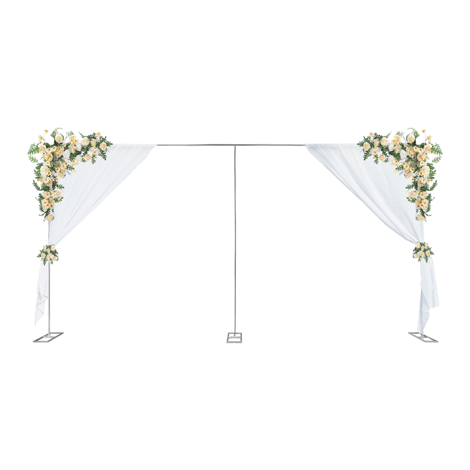 3x6m/10x20ft Metal Wedding Arc - مراجعة Wedding Backdrop Curtain وسعره