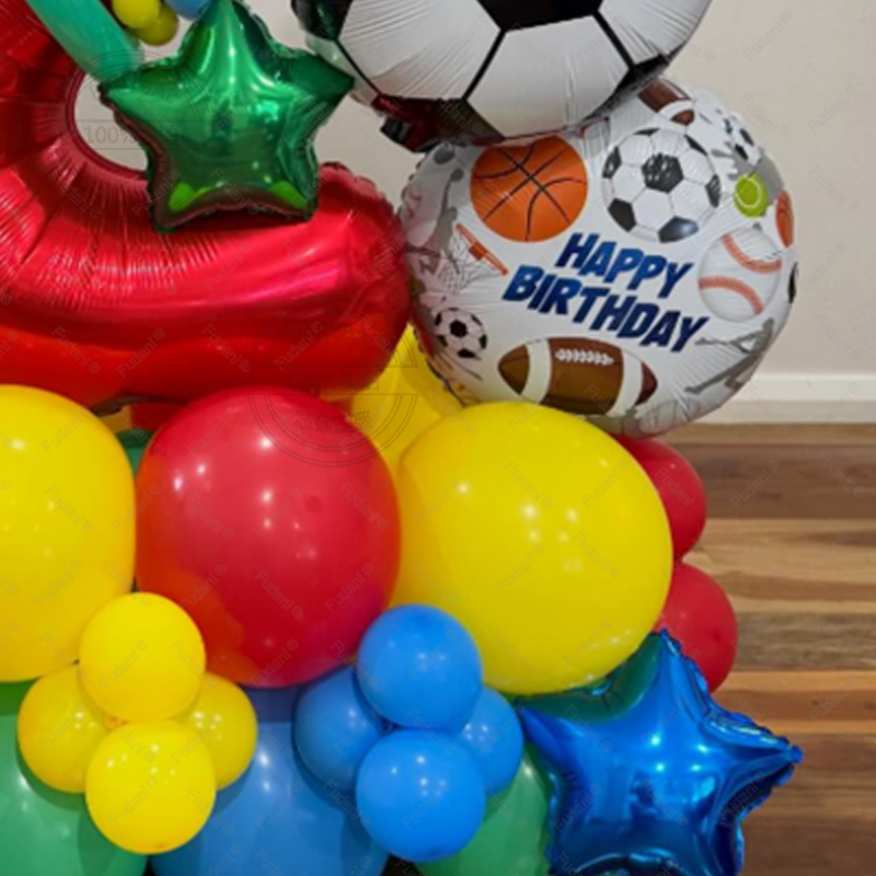 53Pcs Sports Theme 1-9th Birth - مراجعة Supply Wedding Venue وسعره