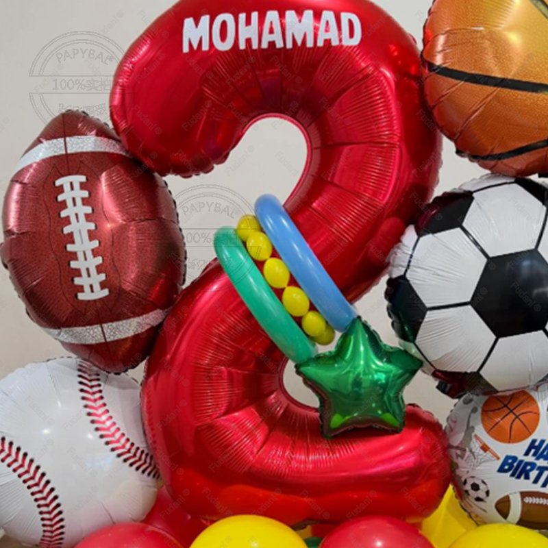 53Pcs Sports Theme 1-9th Birth - مراجعة Supply Wedding Venue وسعره