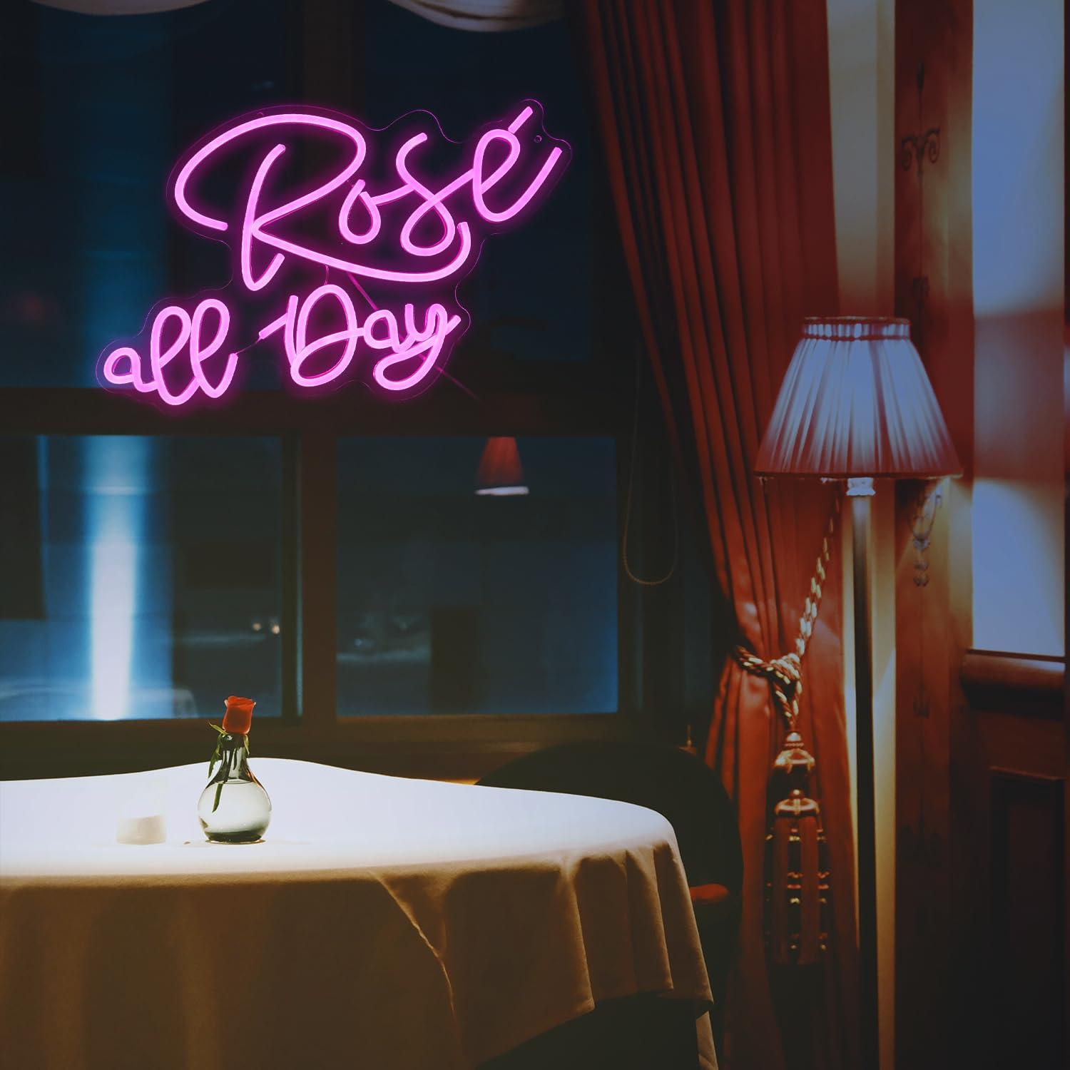 Rose All Day Neon Sign Dimmabl - مراجعة Wedding Led وسعره