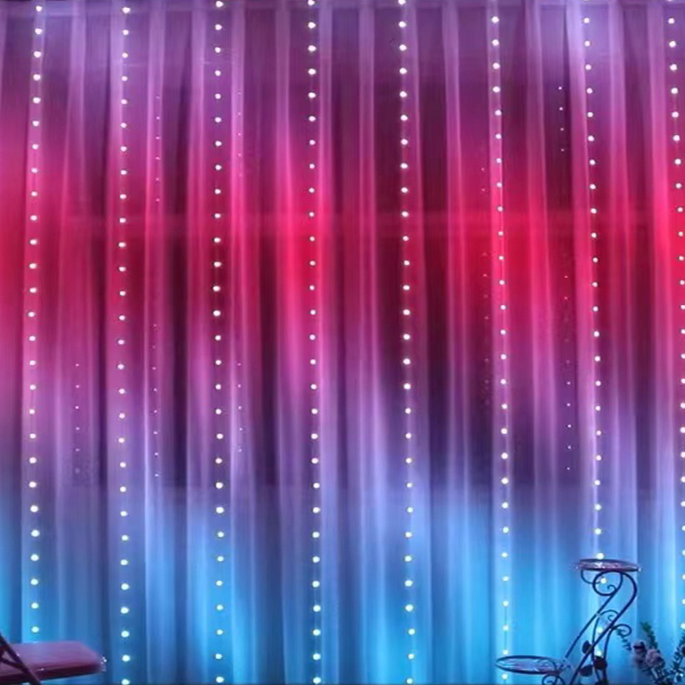 3M RGB Smart LED Curtain Light - مراجعة Wedding Led وسعره