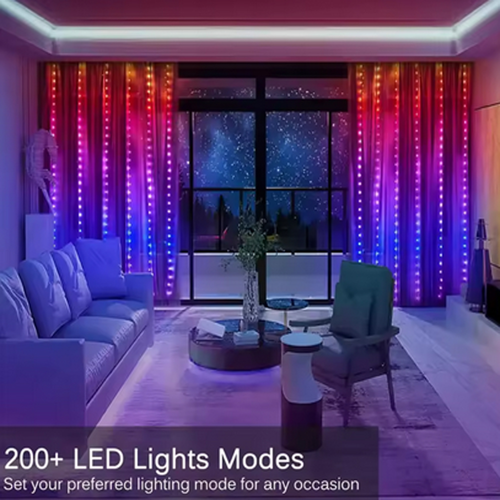 3M RGB Smart LED Curtain Light - مراجعة Wedding Led وسعره