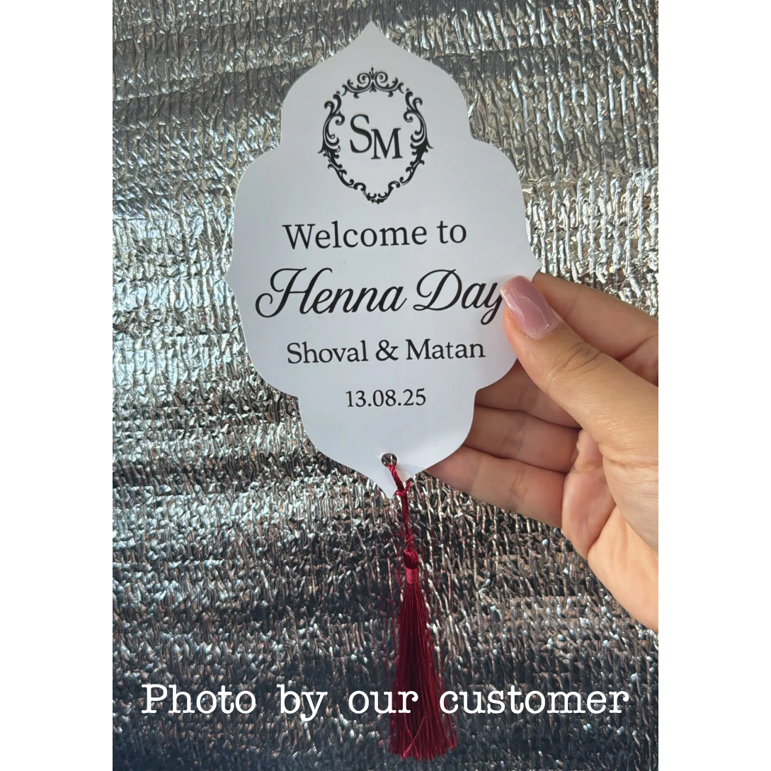 Custom Henna Day Card Night Pa - مراجعة Wedding Supply Business وسعره