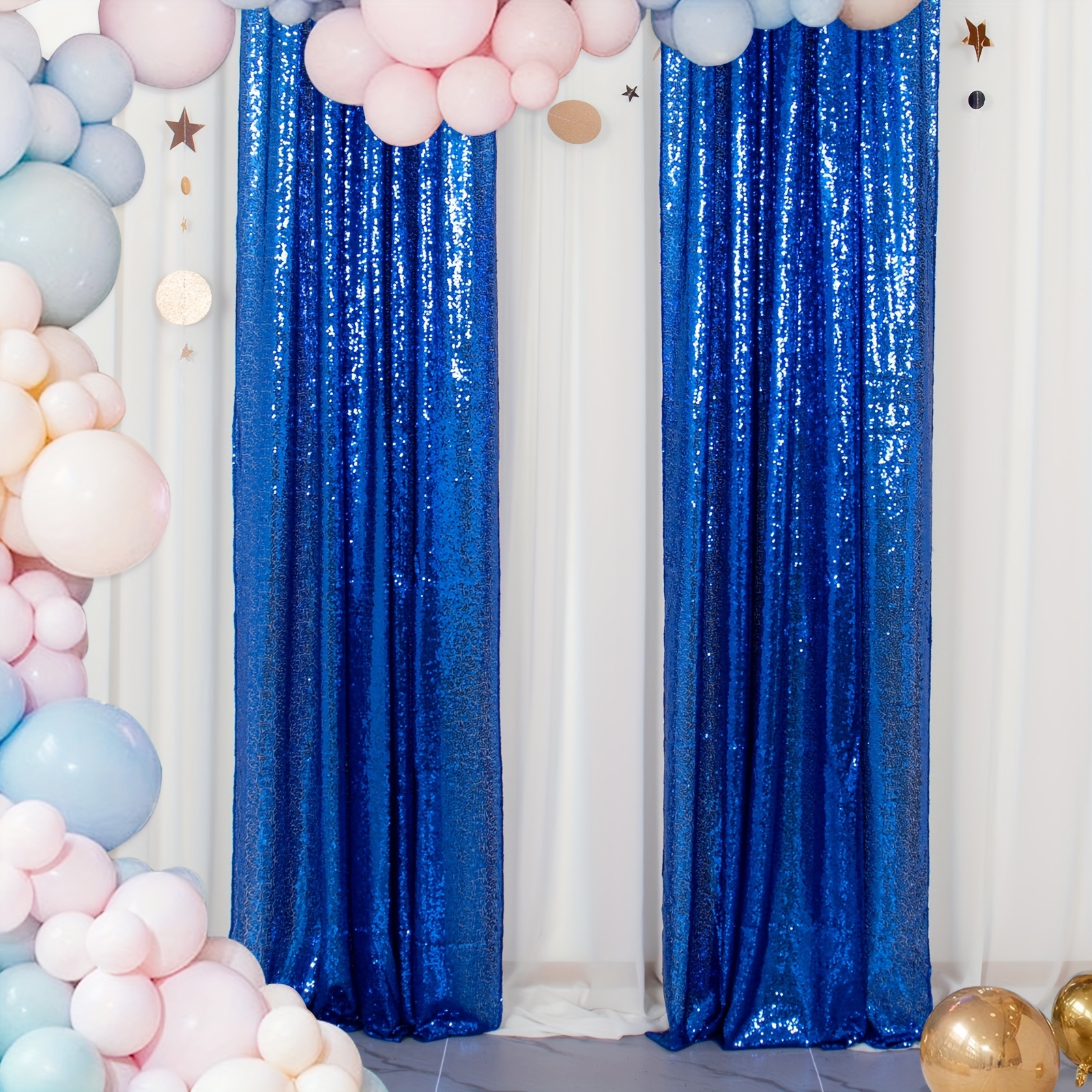 2 Packs/4Packs Sequin Curtains - مراجعة Wedding Backdrop Curtain وسعره