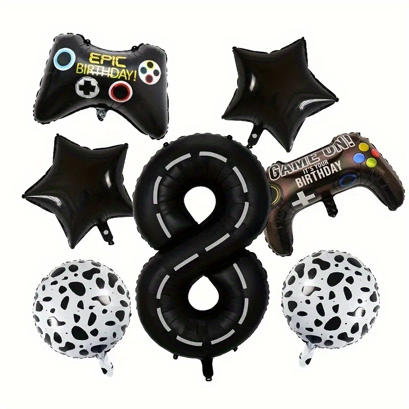 9pcs Gamepad Balloons Game on  - مراجعة Wedding Supply Online وسعره
