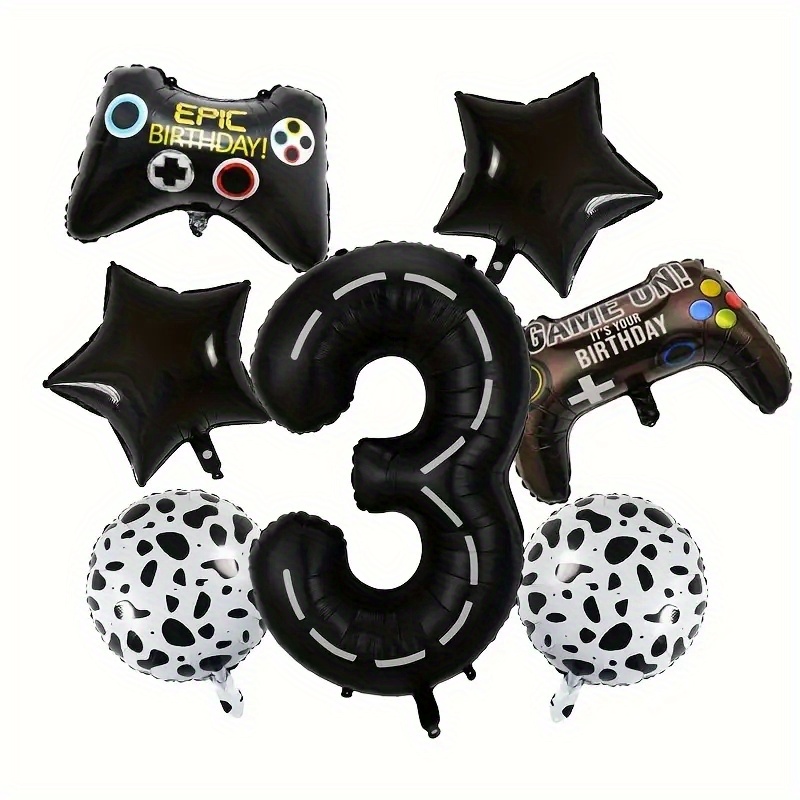 9pcs Gamepad Balloons Game on  - مراجعة Wedding Supply Online وسعره