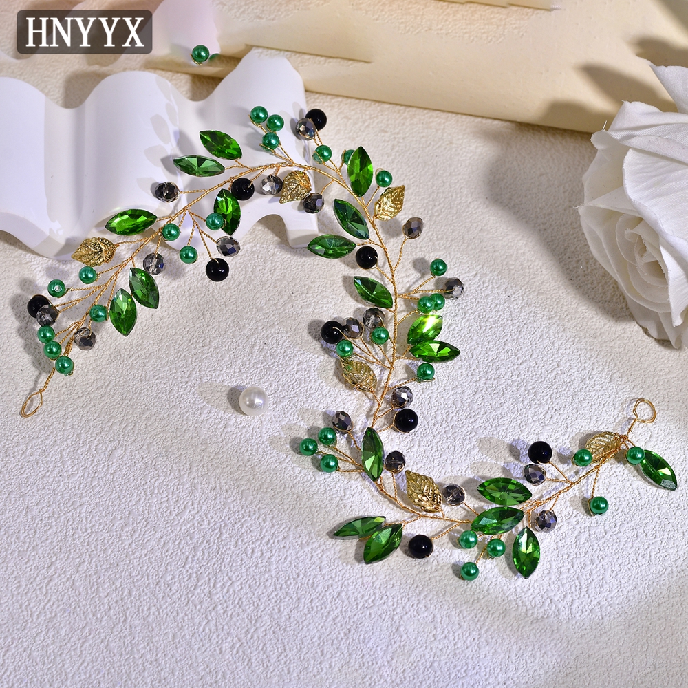 HNYYX Green Bling Rhinestone B - مراجعة Bridal Sash Ribbon وسعره
