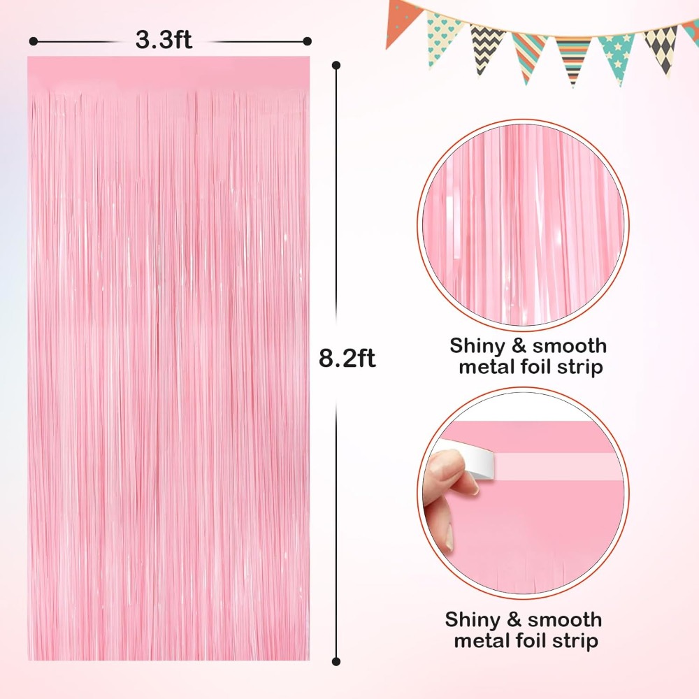 Metallic Tinsel Foil Fringe Cu - مراجعة Wedding Backdrop Curtain وسعره