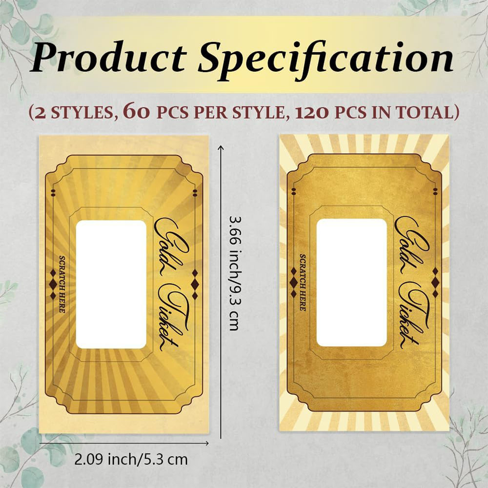 20 pcs Gold Scratch off Cards  - مراجعة Wedding Supply Business وسعره